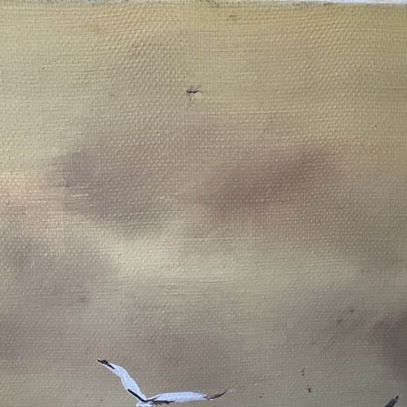 Vintage Coastal Lighthouse Oil Painting Canvas12x16 Seaside Nautical Decor VGUC - Picture 4 of 8